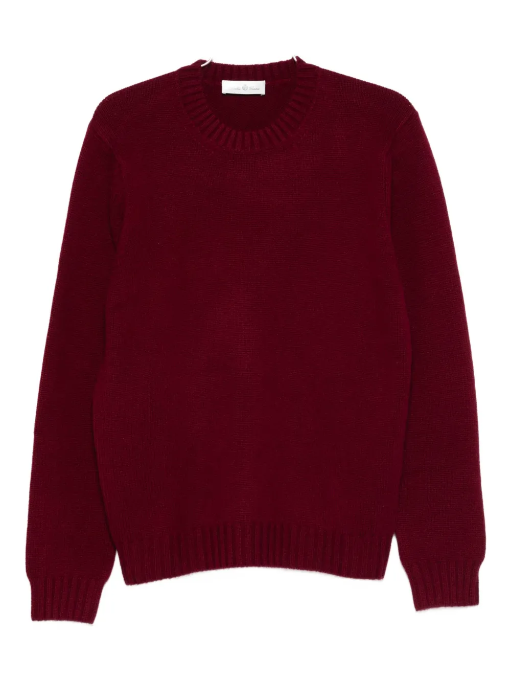 Della Ciana ribbed crewneck sweater | Red | Image 1