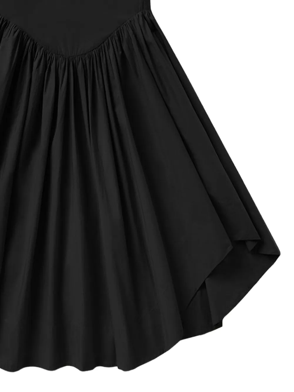 Citizens of Humanity Ari midi-jurk met spaghettibandjes Zwart