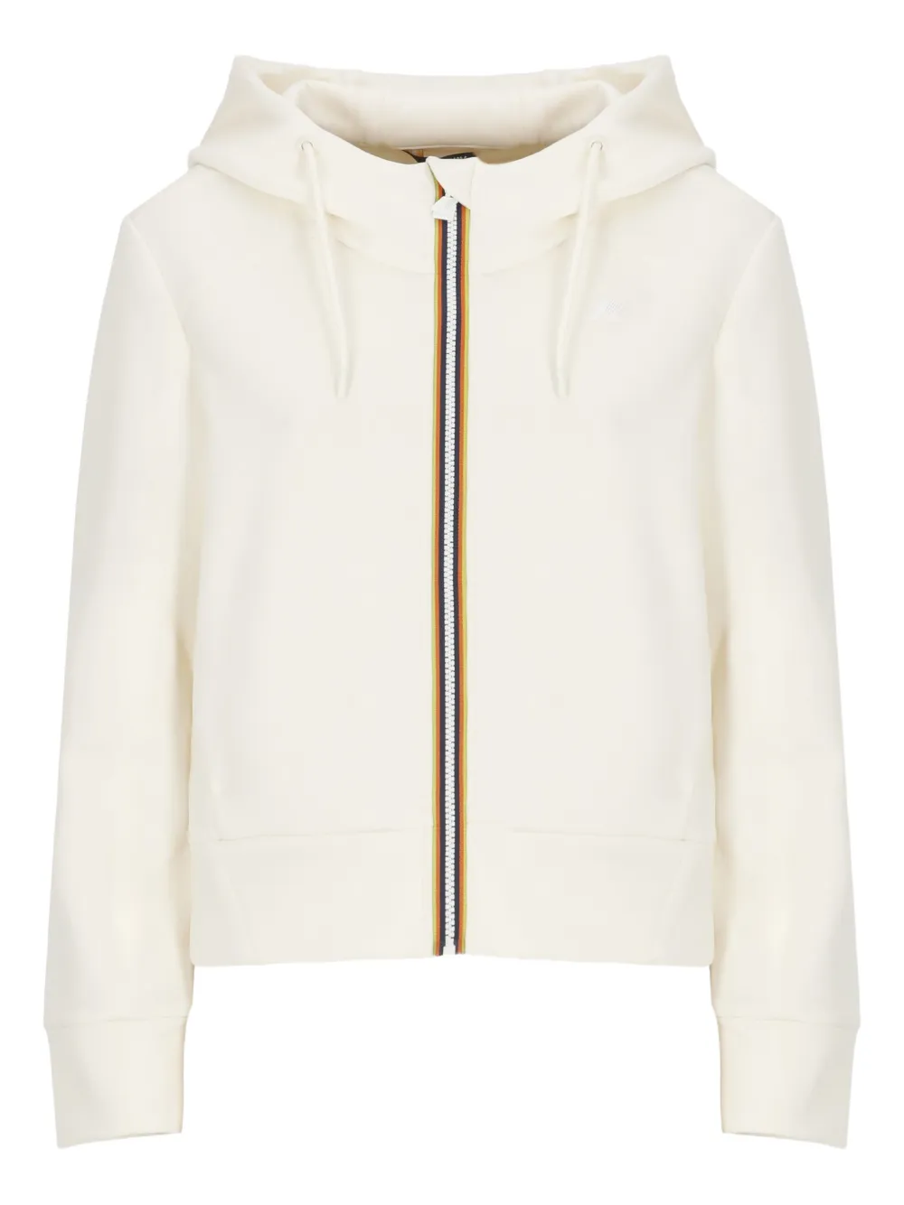 K-Way zip-up hoodie | White | Image 1