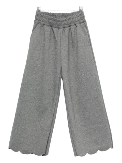 Siola scalloped-hem track pants