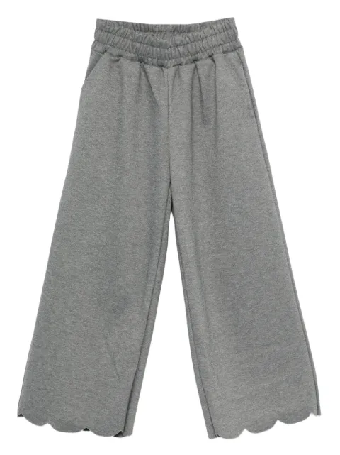 Siola scalloped-hem track pants