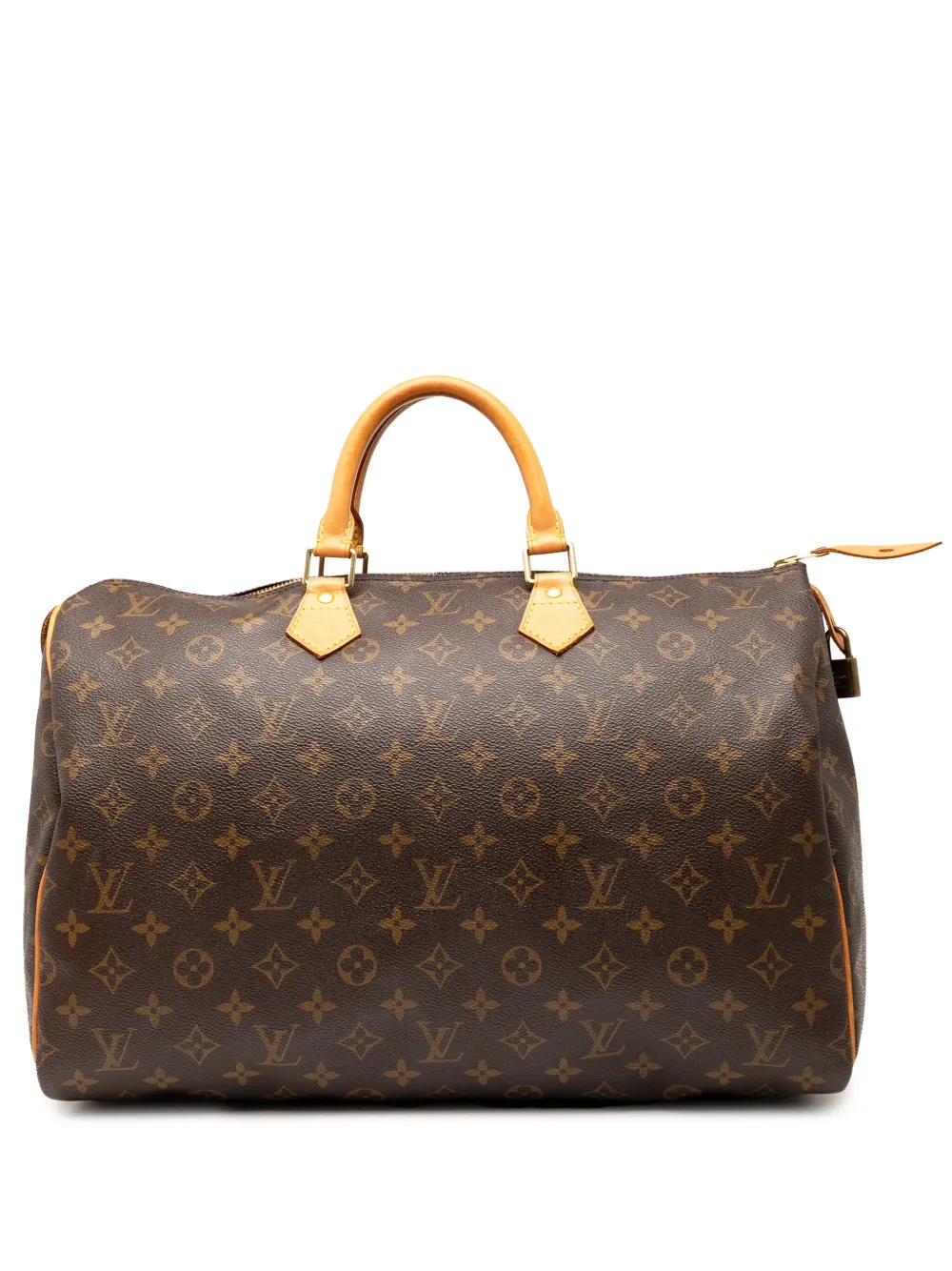 Louis Vuitton Pre-Owned 2002 Monogram Speedy 40 boston bag - ブラウン Louis Vuitton Pre-Owned 2002 Monogram Speedy 40 boston bag - ブラウン