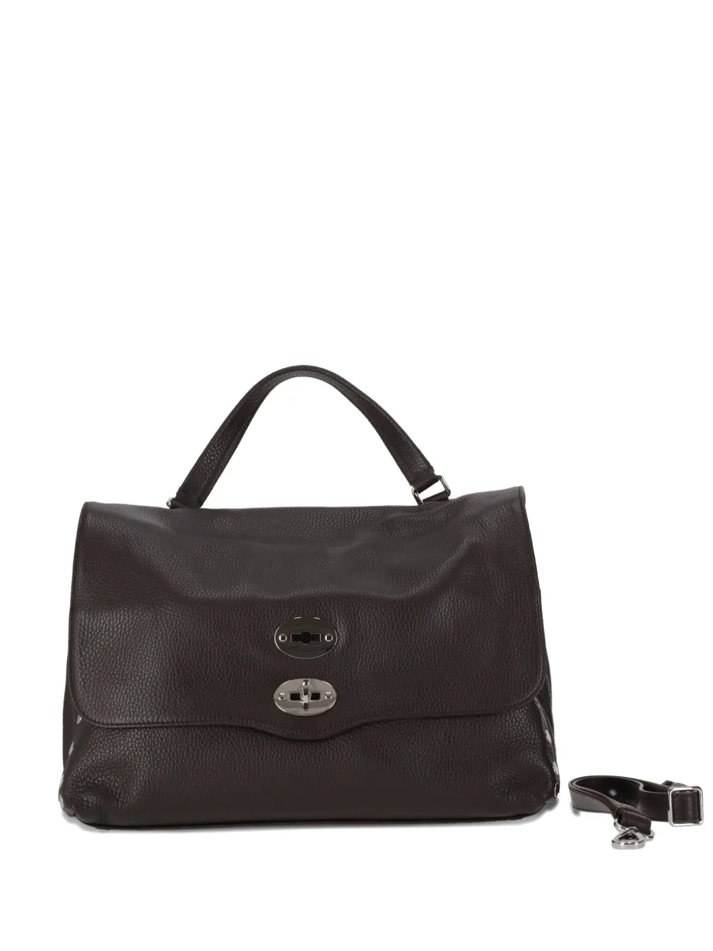 Zanellato Medium Postina® Shoulder Bag In Black