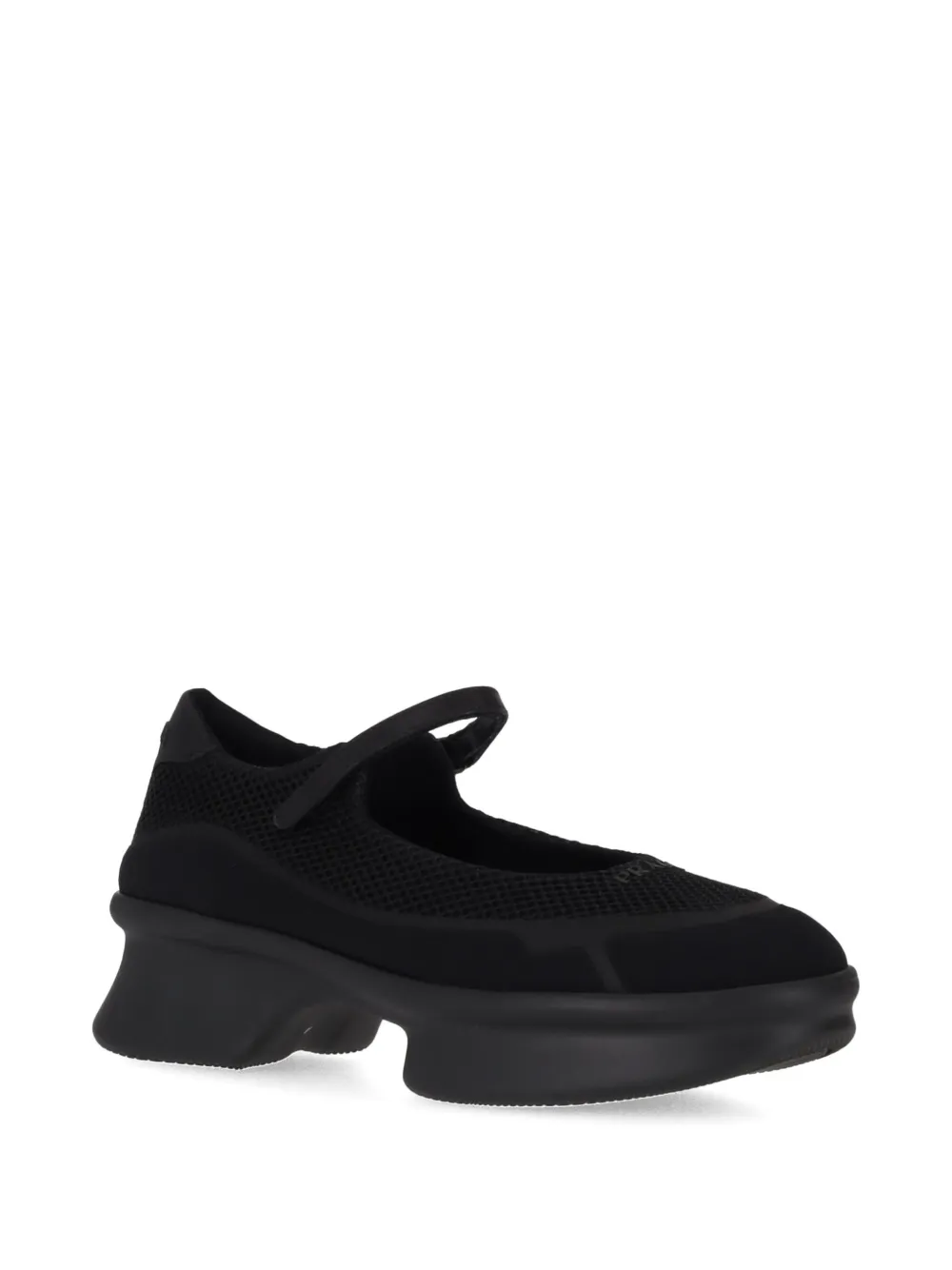 Prada Slip-on sneakers met mesh vlakken Zwart