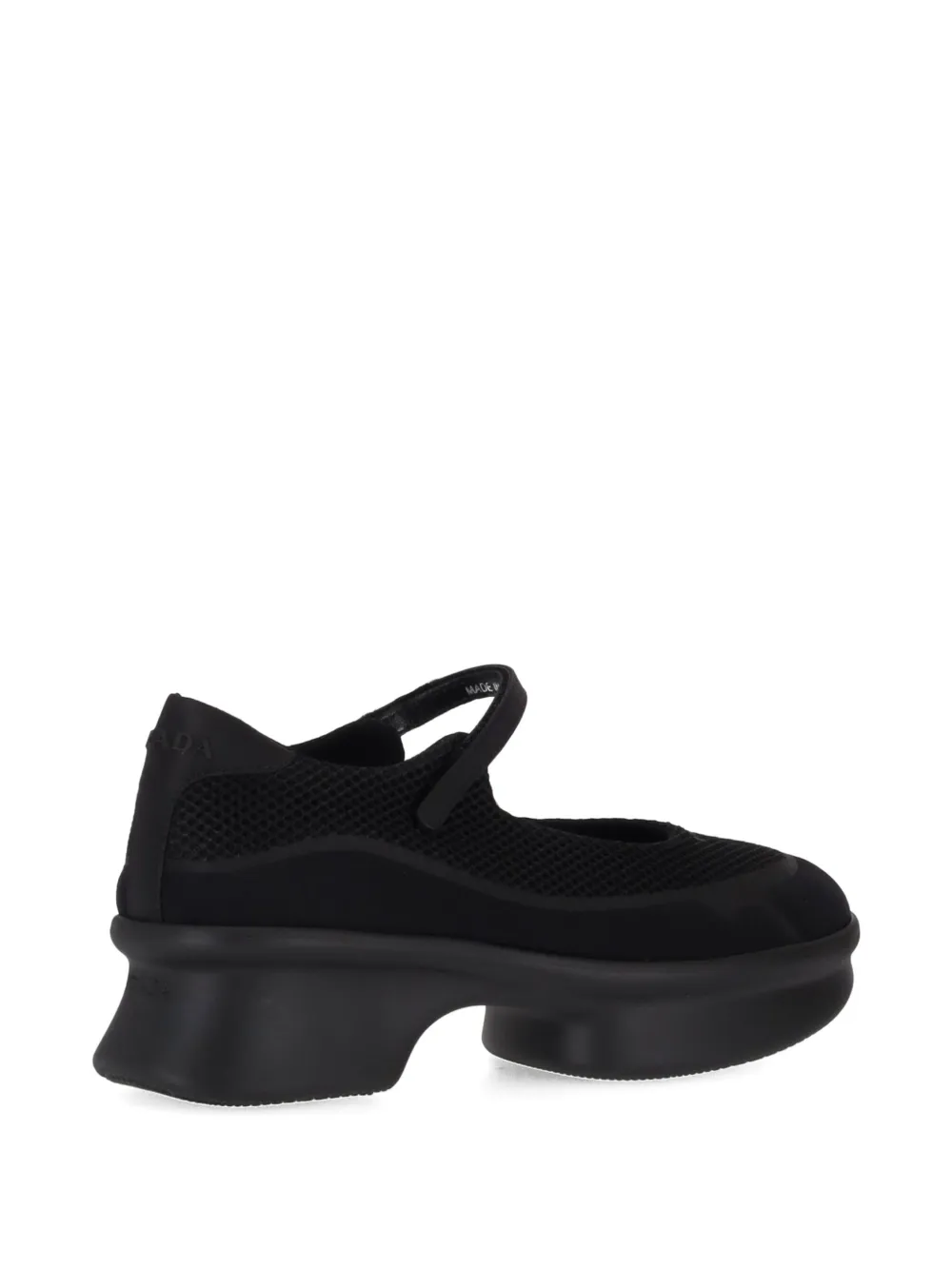 Prada Slip-on sneakers met mesh vlakken Zwart
