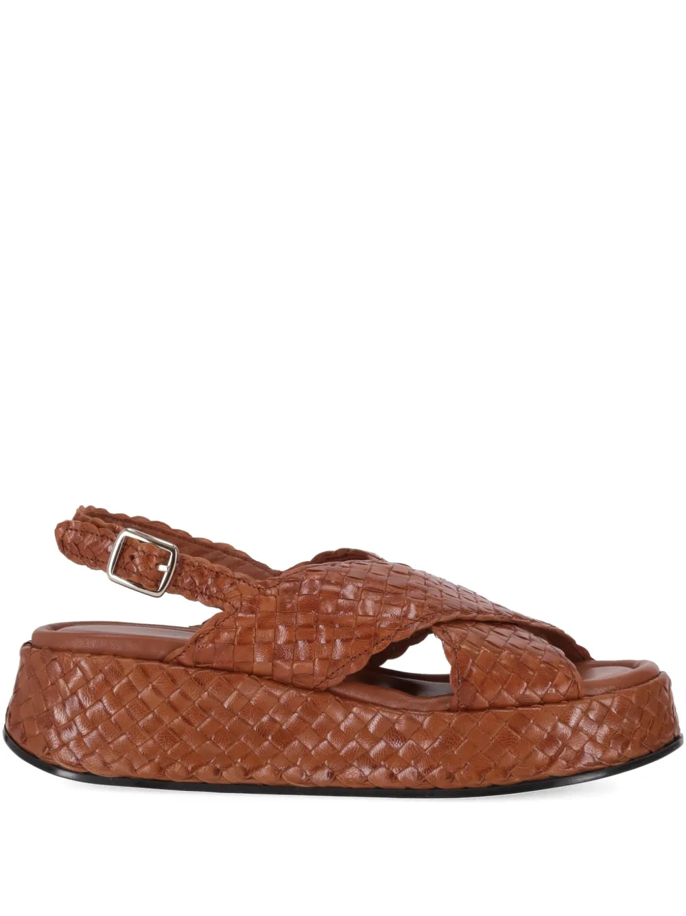 La-Rose Sandali Maui con plateau - Marrone