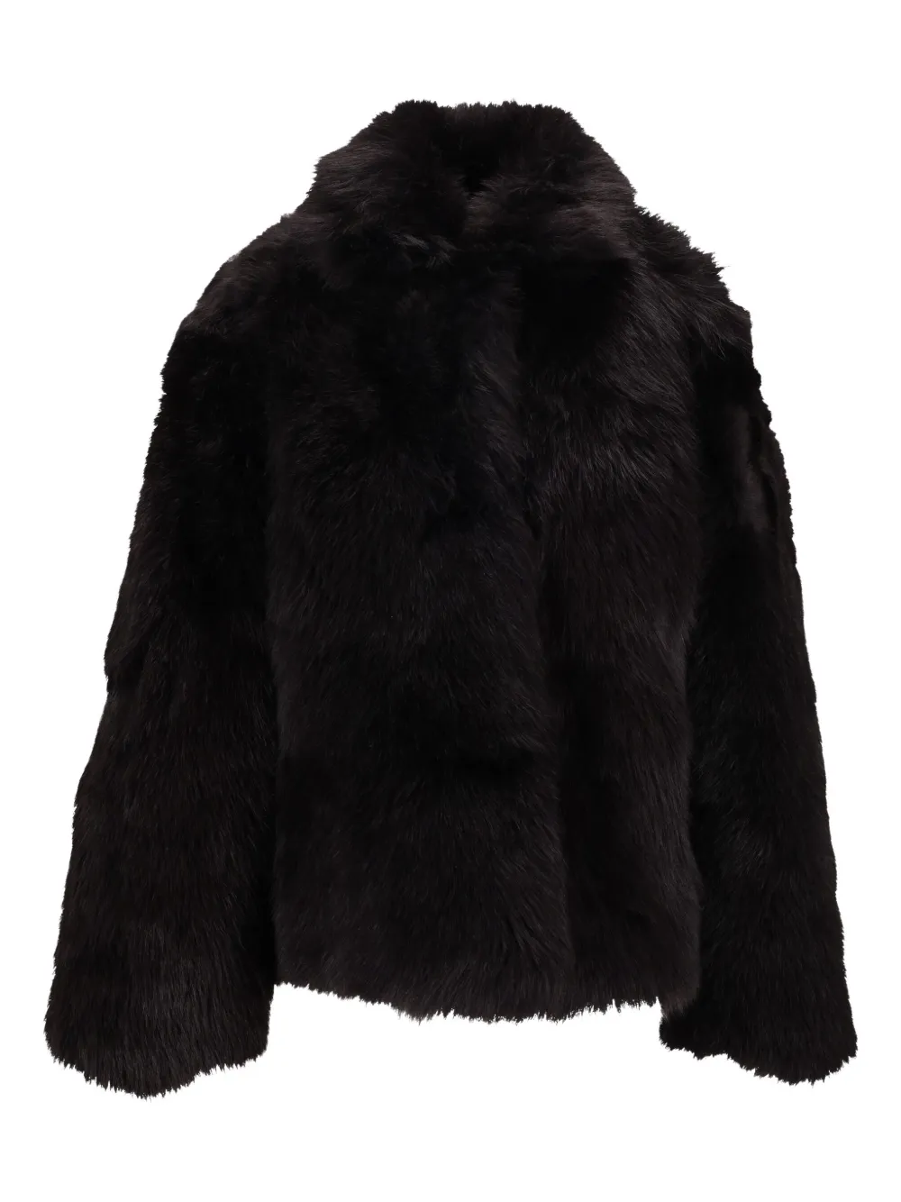 La-Rose sheepskin jacket - Nero