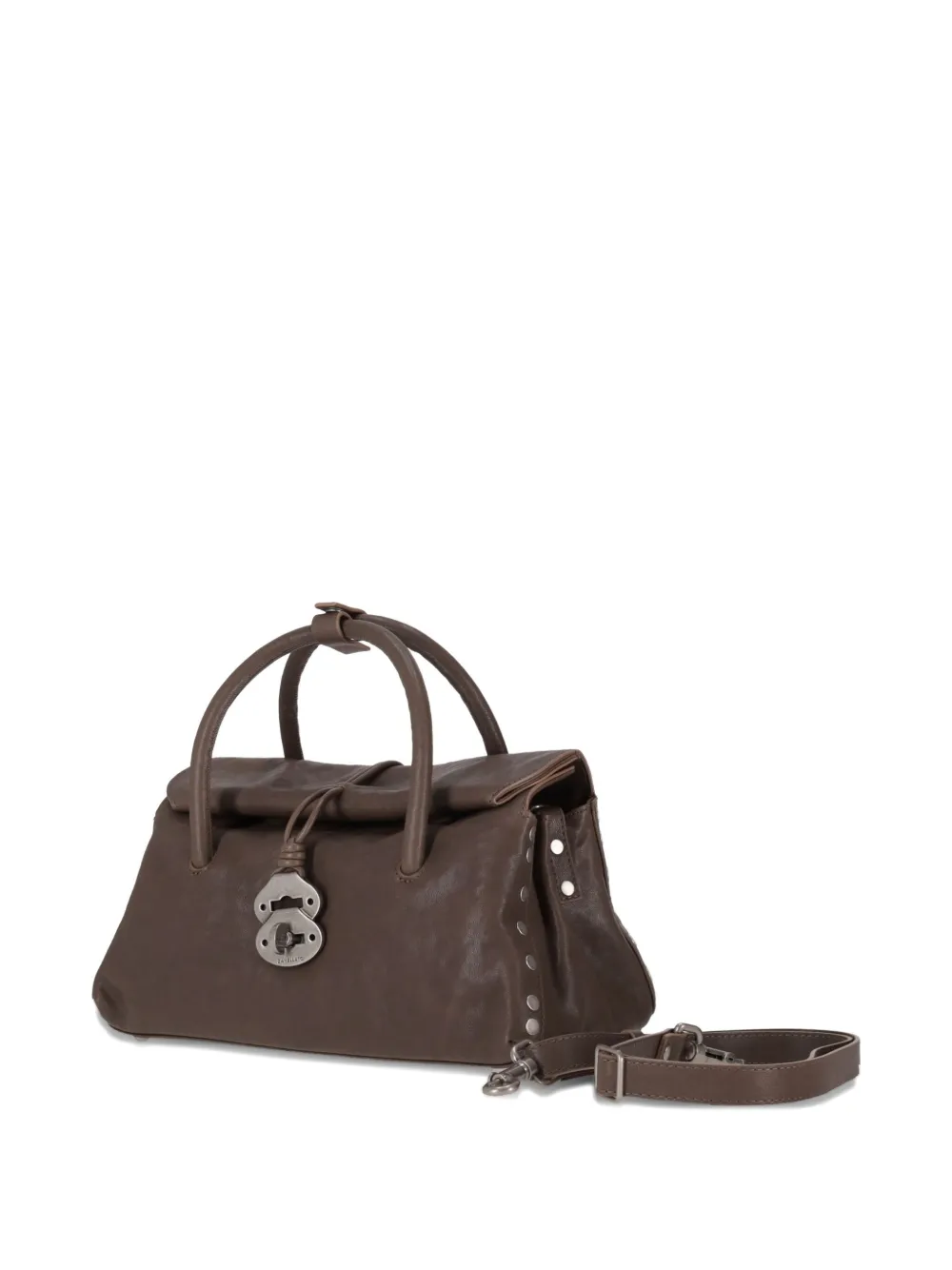 Zanellato Small Dotta® Shoulder Bag In Brown