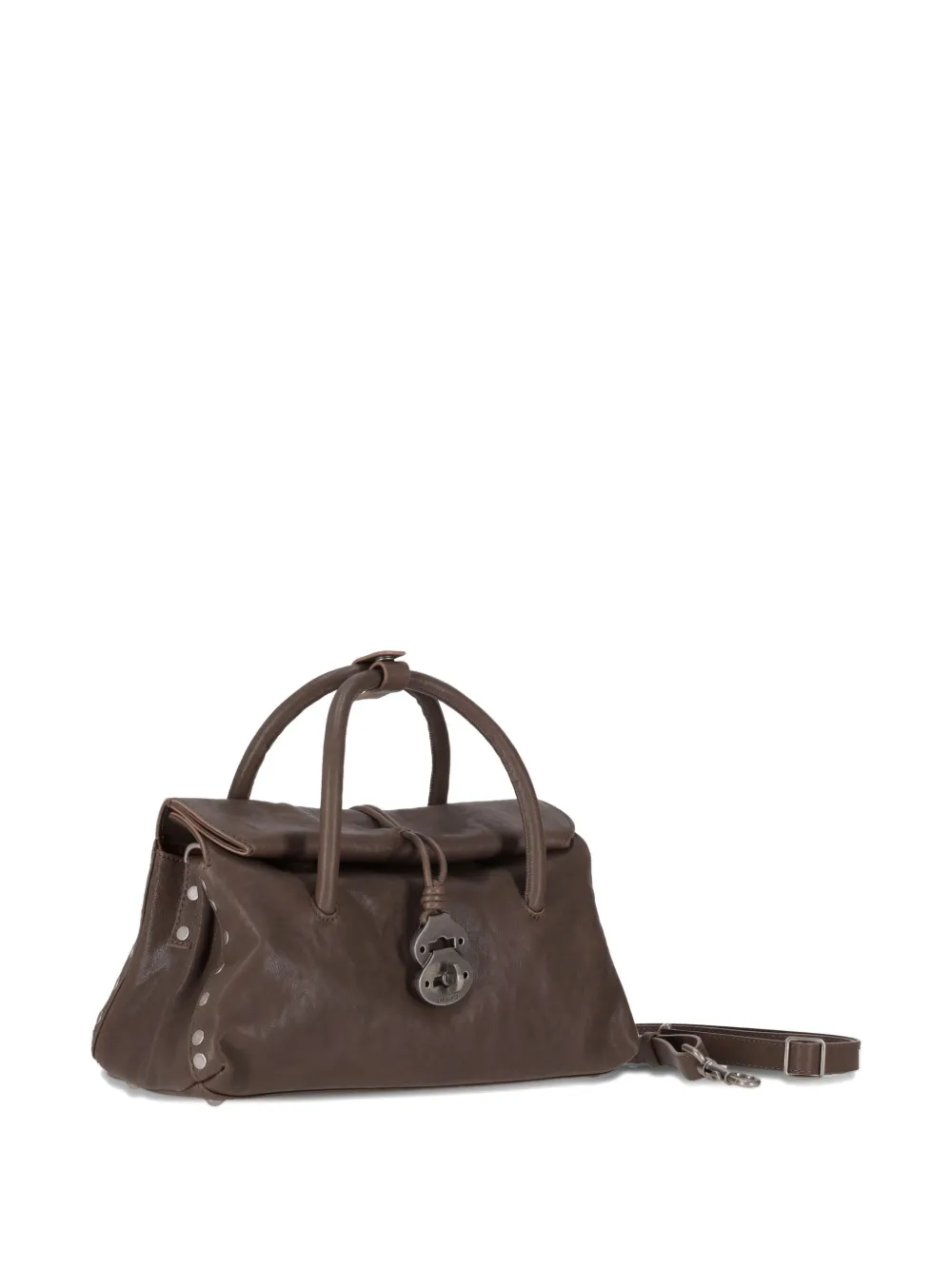 Zanellato Small Dotta® Shoulder Bag In Brown