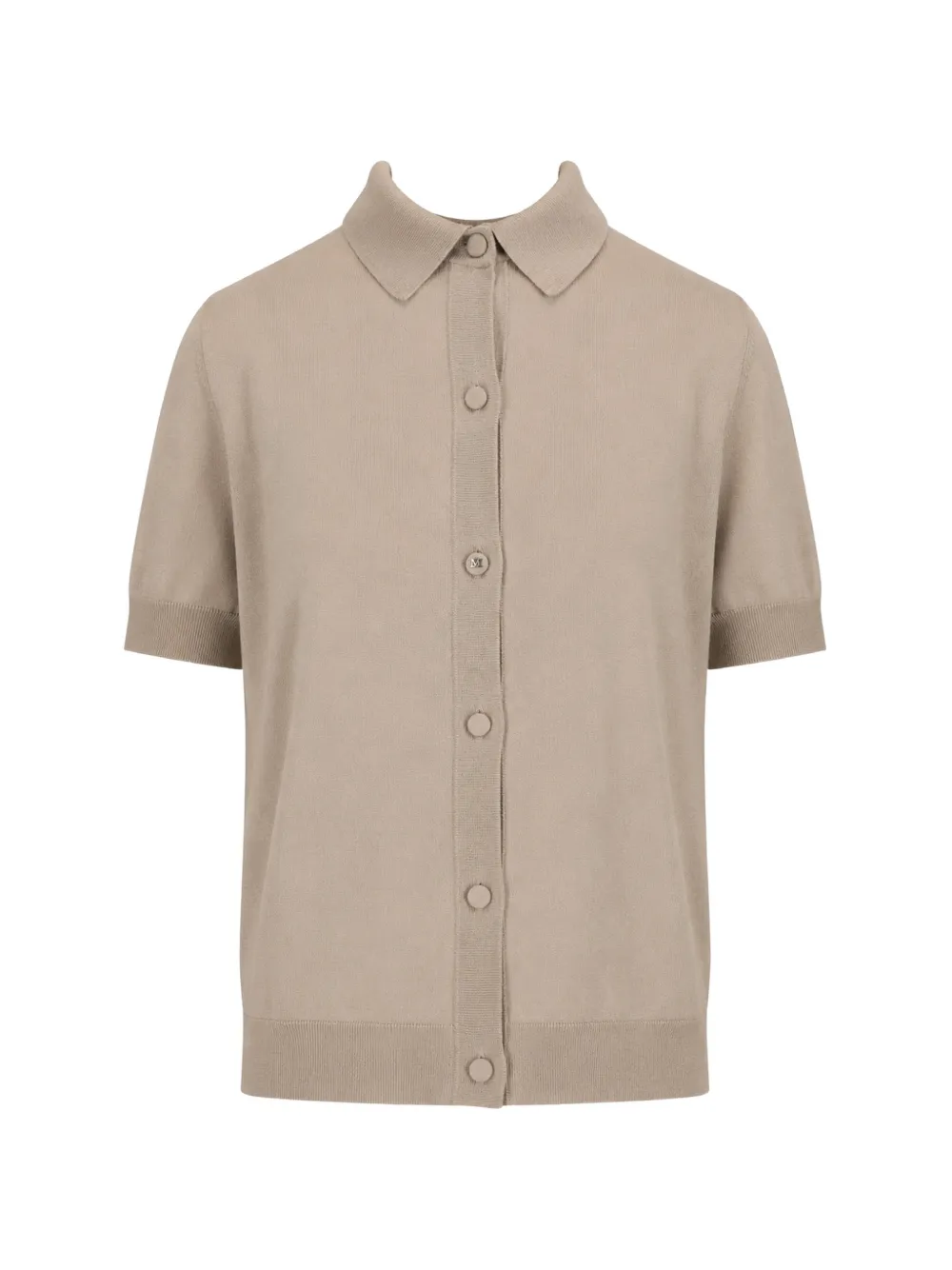 Max Mara Kurzärmeliger Cardigan - Nude