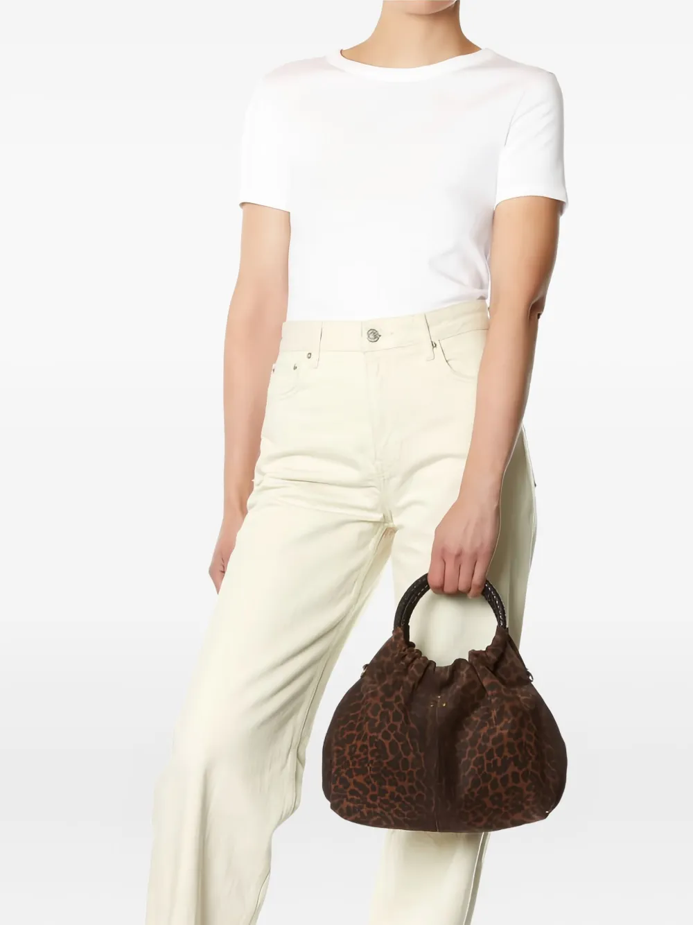 Jérôme Dreyfuss medium Gordi leopard-print tote bag | Image 2