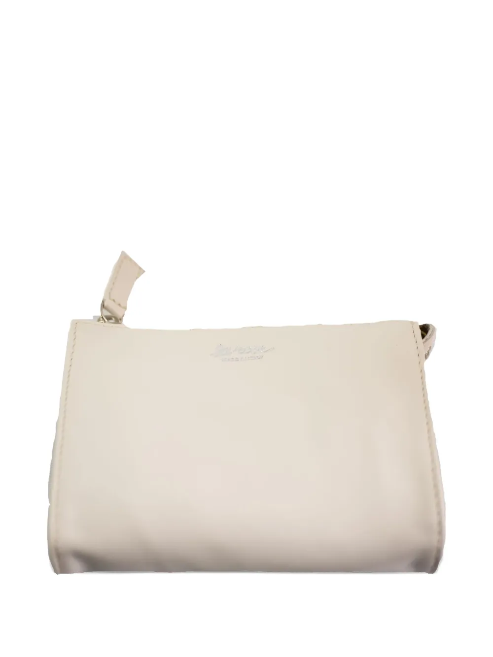 La Rose Minimal Leather Make-up Bag In Neutral
