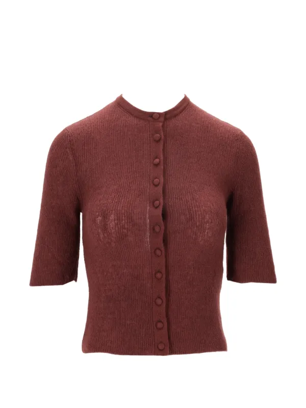 Citizens of Humanity Tabitha Button Cardigan in Brown