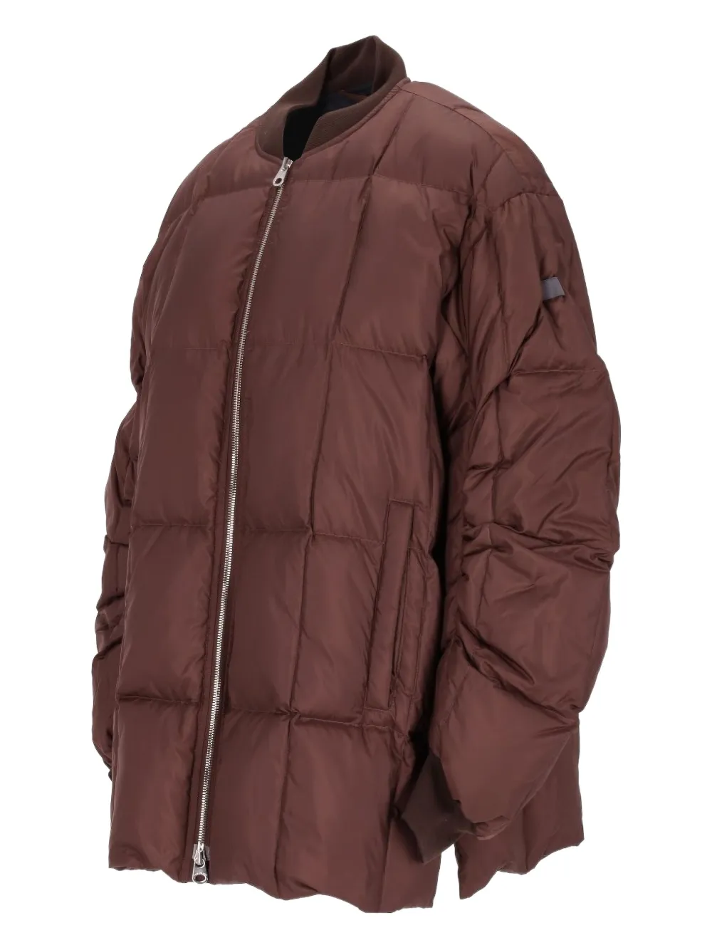 Lempelius Quilted Down Jacket In Brown