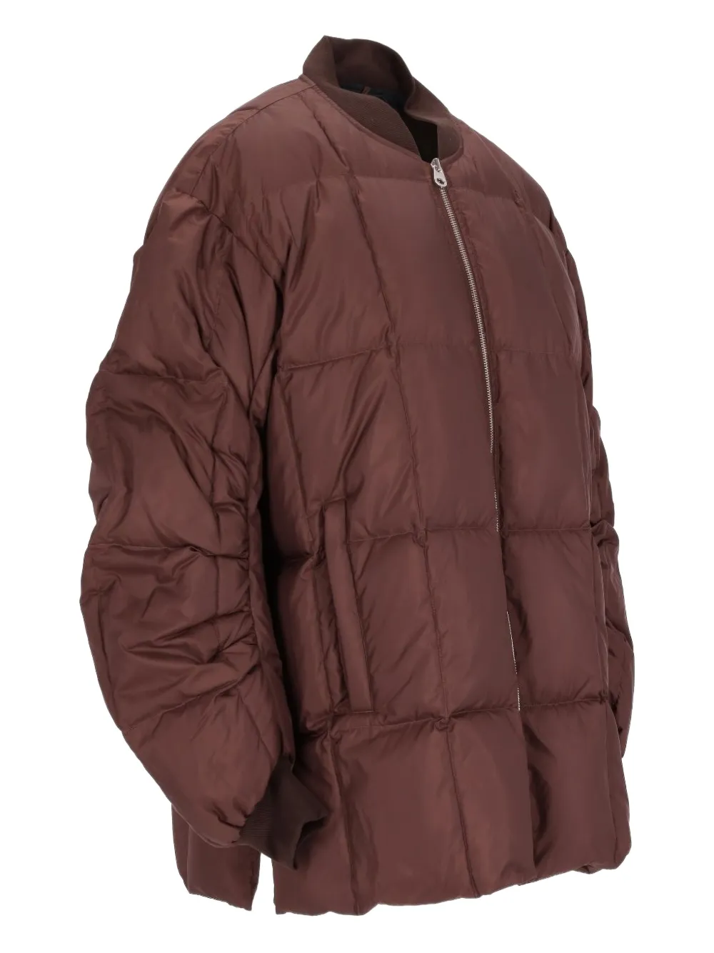 Lempelius Quilted Down Jacket In Brown