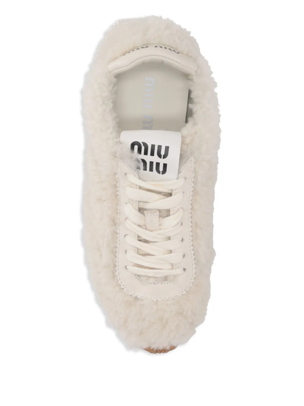 Miu Lammy sneakers Beige