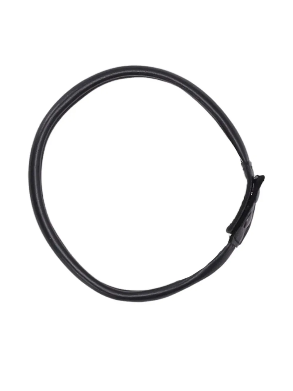 La-Rose Collane leather bracelet - Nero