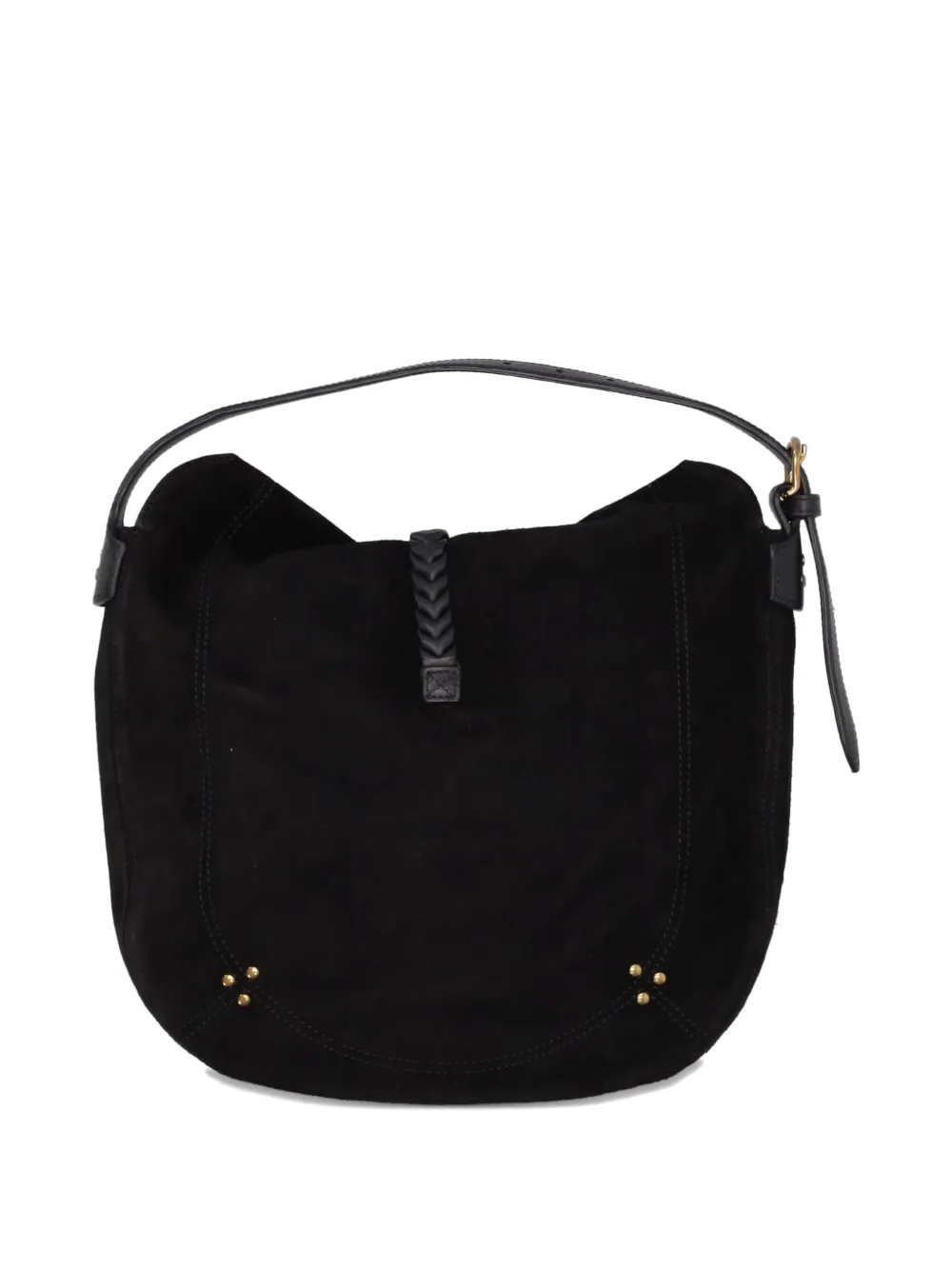 Jérôme Dreyfuss Luis braided shoulder bag - Zwart