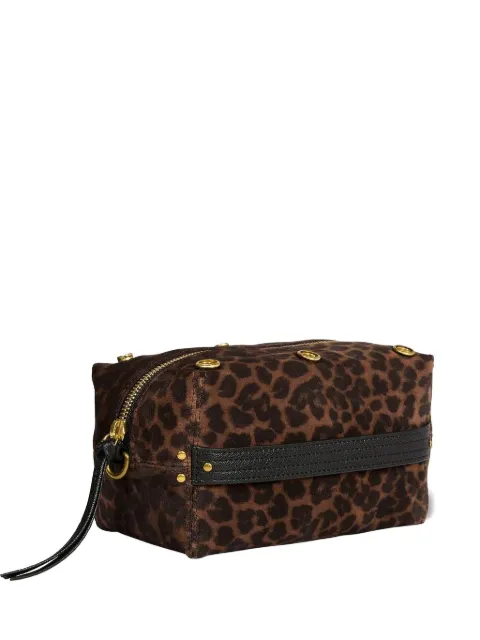 Jérôme Dreyfuss mini Lucky leopard-print clutch bag