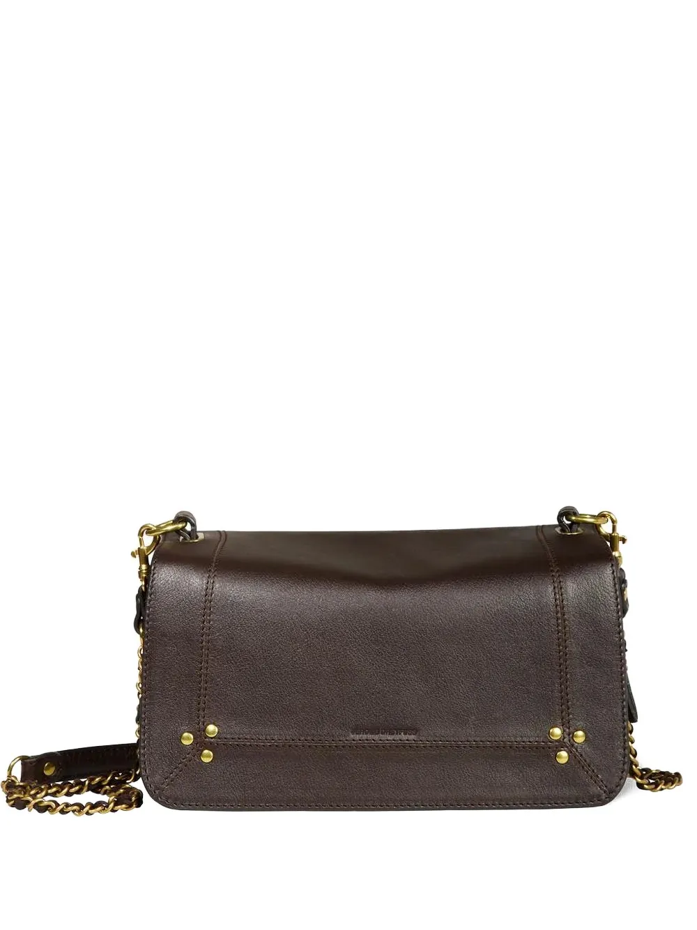 Jérôme Dreyfuss Bobi Shoulder Bag Adjustable Volume Features In Brown