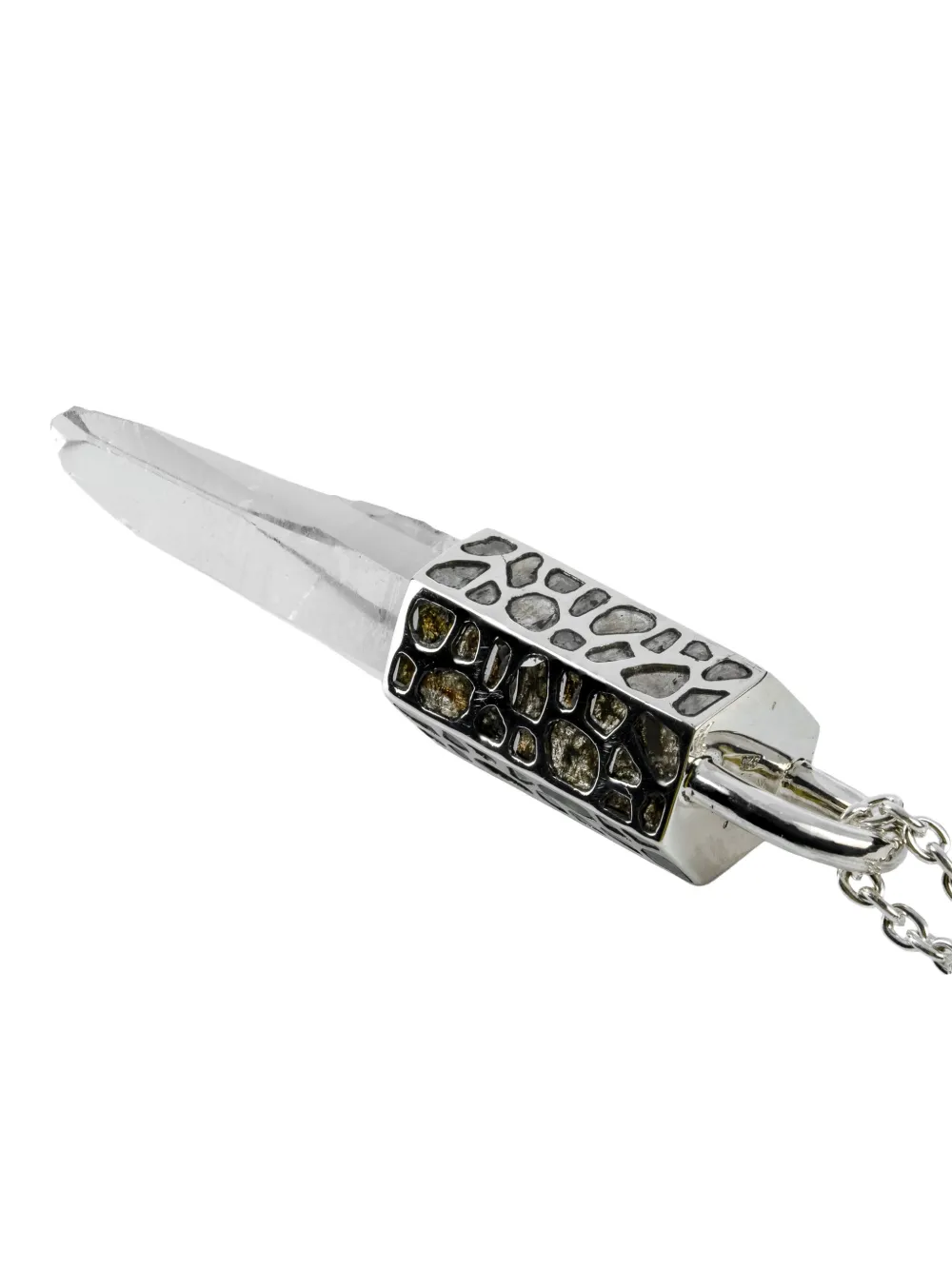 Parts Of Four Sterling Silver Talisman Zultanite Necklace In Brown