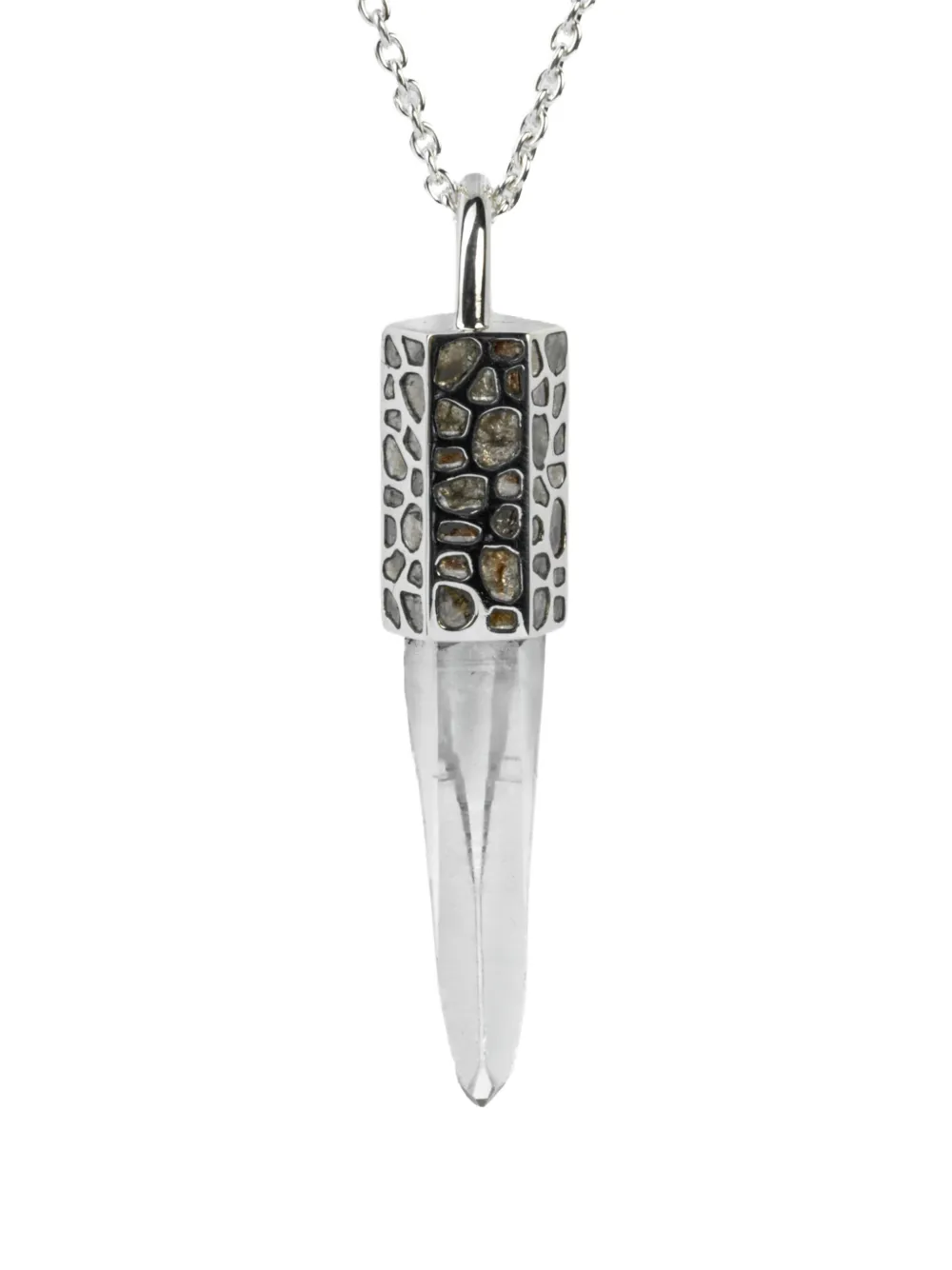 Parts Of Four Sterling Silver Talisman Zultanite Necklace In Brown