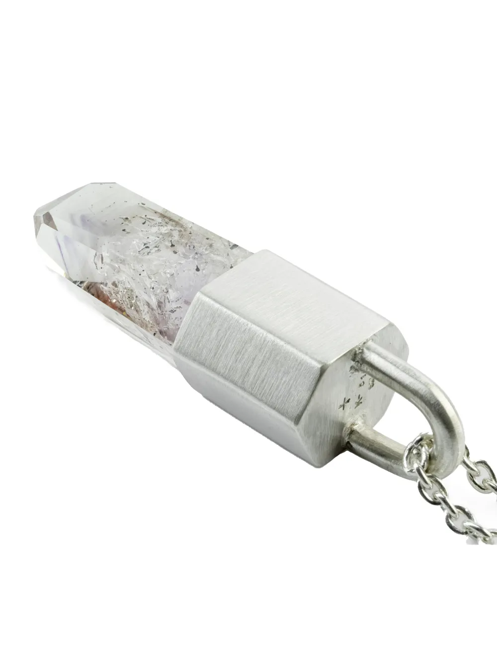 Parts Of Four Talisman Necklace In Metallic