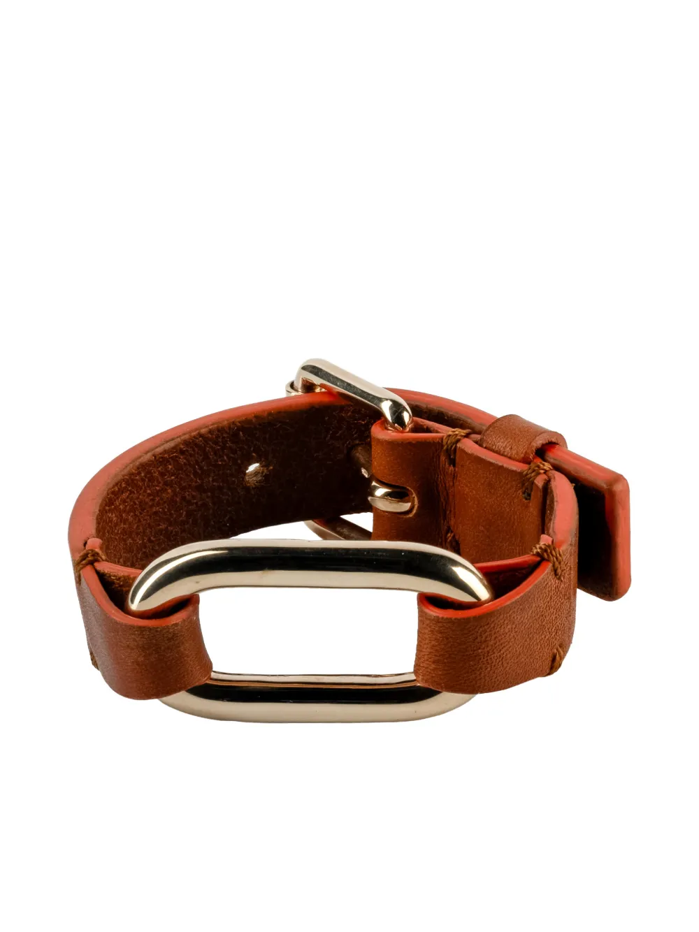 Parts Of Four Sterling Silver Link Gauntlet Bracelet In Brown