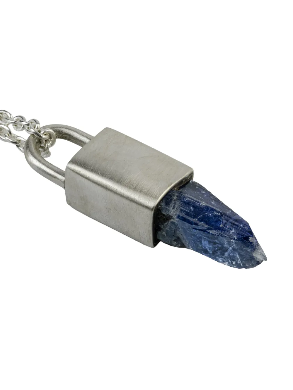 Parts Of Four Sterling Silver Talisman Tanzanite Necklace In Brown