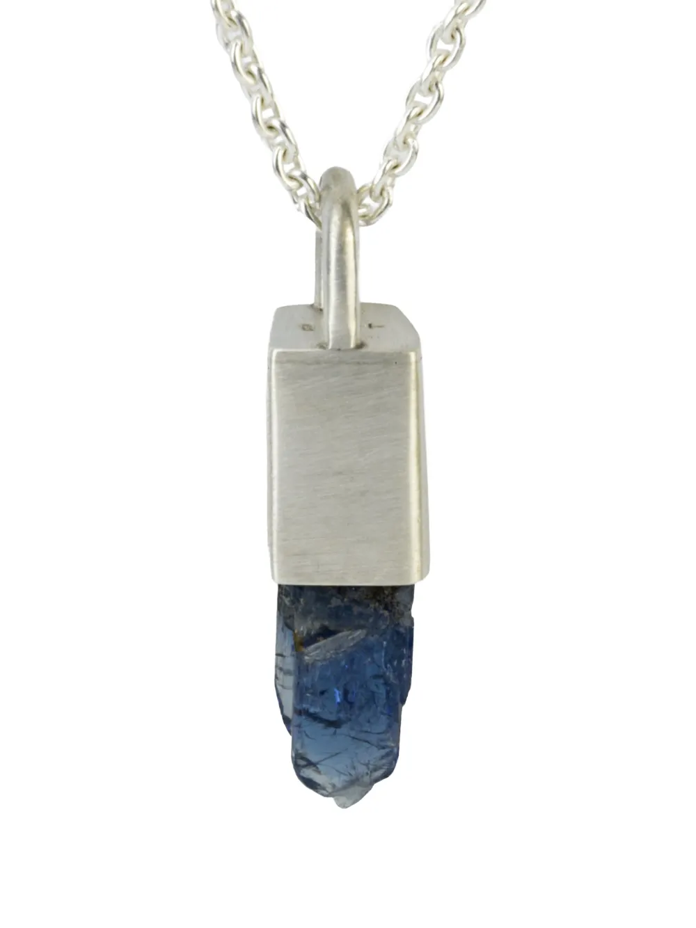 Parts Of Four Sterling Silver Talisman Tanzanite Necklace In Brown