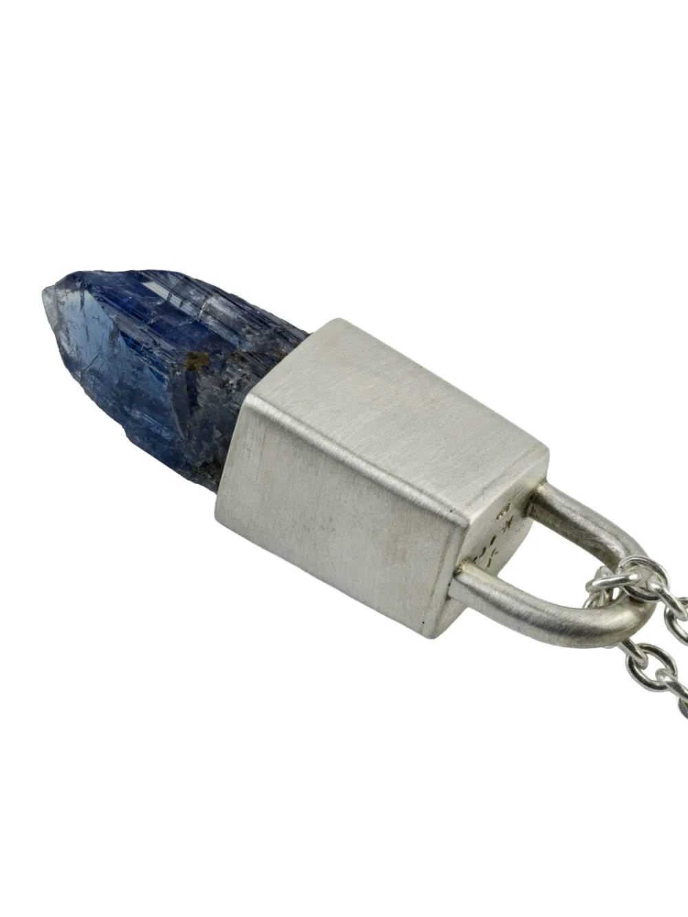 Parts Of Four Sterling Silver Talisman Tanzanite Necklace In Brown