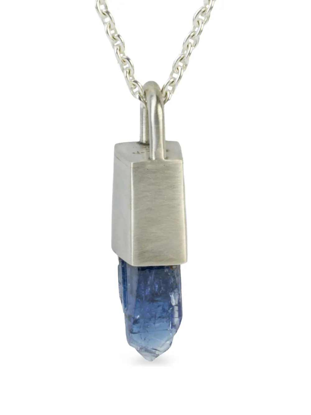 Parts of Four sterling silver Talisman tanzanite necklace - Argento