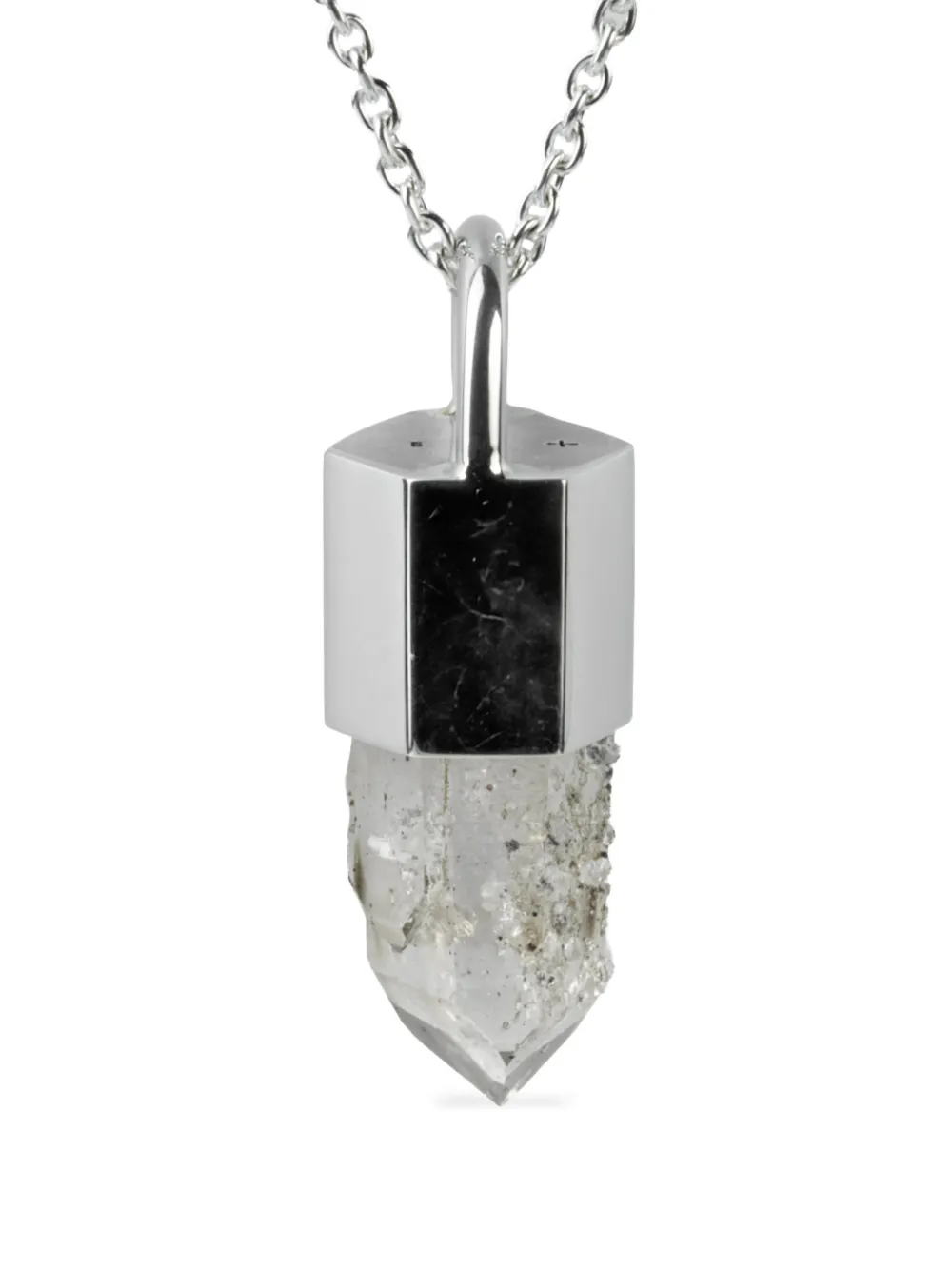 Sterling Silver Talisman Amethyst Necklace