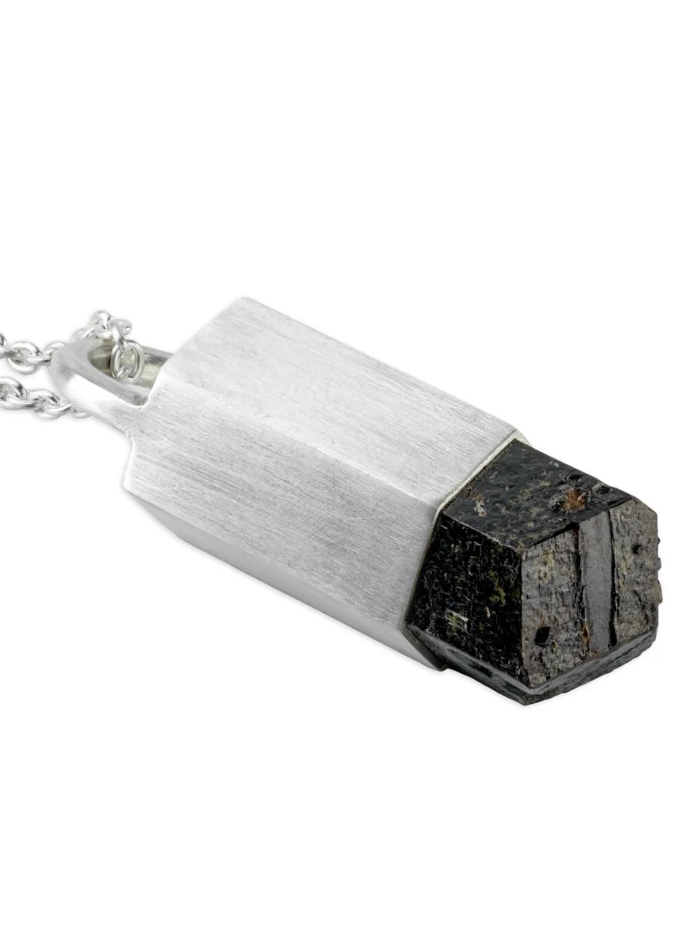 Sterling Silver Talisman Garnet Necklace