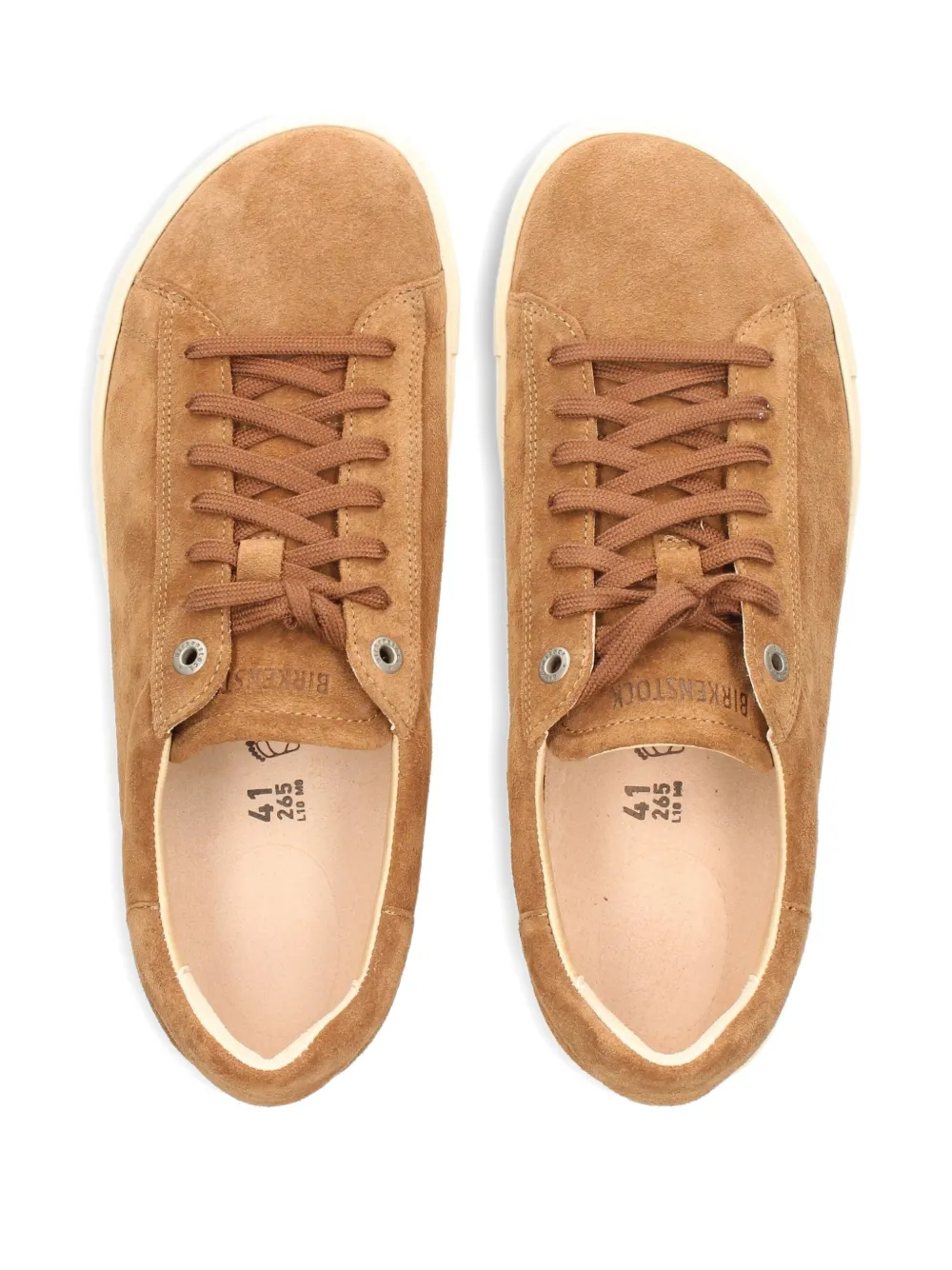 Birkenstock Ben leren sneakers Bruin