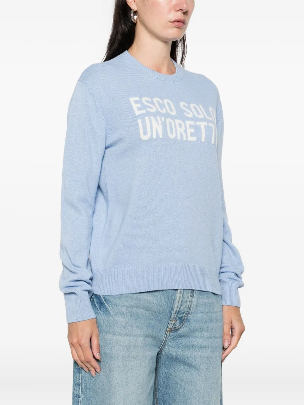 MC2 Saint Barth New Queen trui met ronde hals Blauw