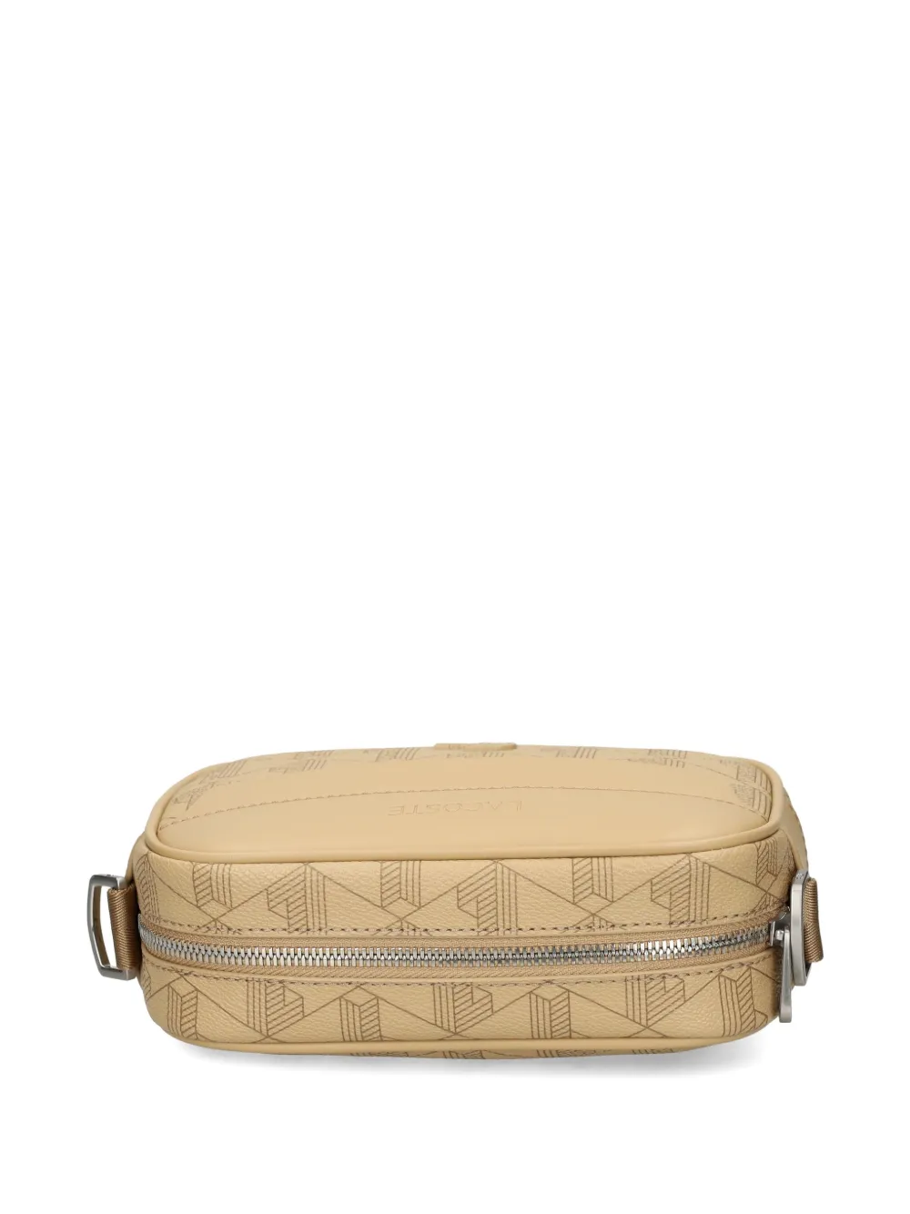 Lacoste Mini Logo-print Crossbody Bag In Neutral