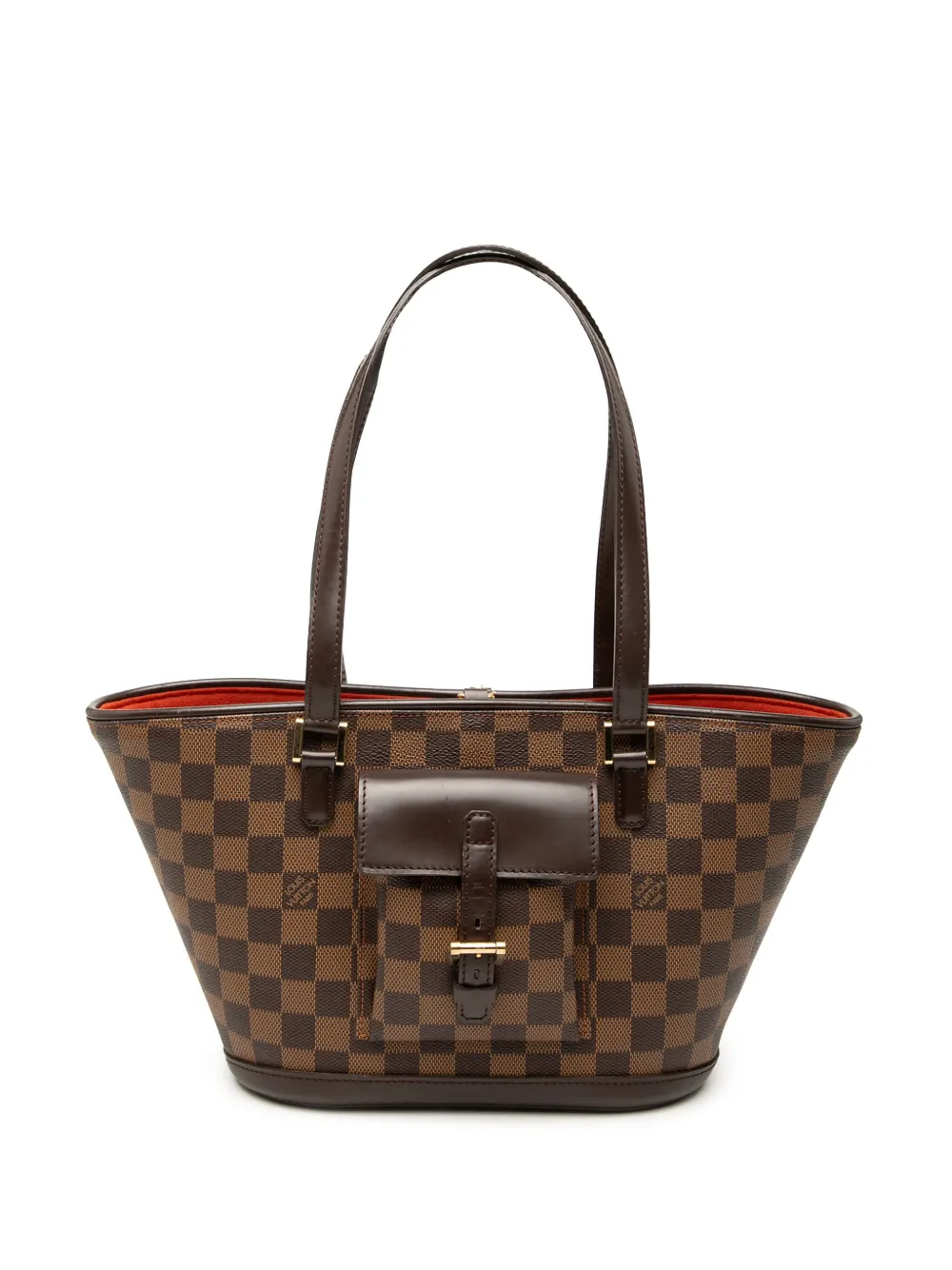 Louis Vuitton Pre-Owned 2003 Damier Ebene Manosque PM shoulder bag - Louis Vuitton Pre-Owned 2003 Damier Ebene Manosque PM shoulder bag -