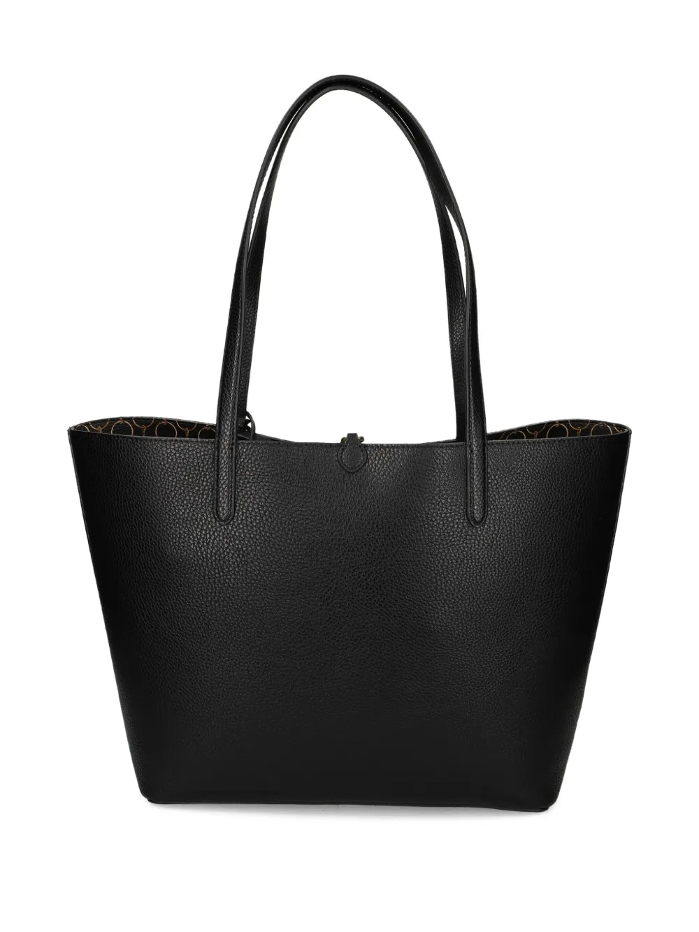 Lauren Ralph Lauren Shopper met bedel en kiezelkorrel Zwart