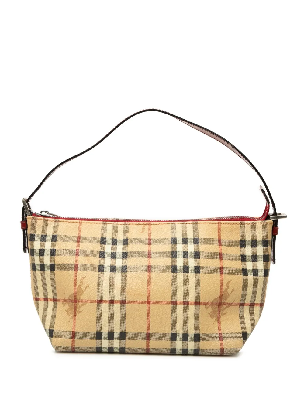 Burberry Pre-Owned 2000-2017 Haymarket Check Coated Canvas handbag | Brown | Image 1