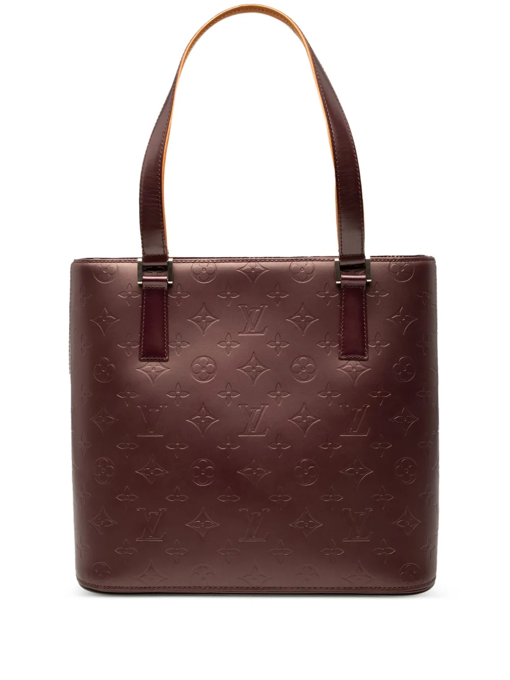 Louis Vuitton Pre-Owned 2003 モノグラム マット ストックトン トートバッグ - レッド Louis Vuitton Pre-Owned 2003 モノグラム マット ストックトン トートバッグ - レッド