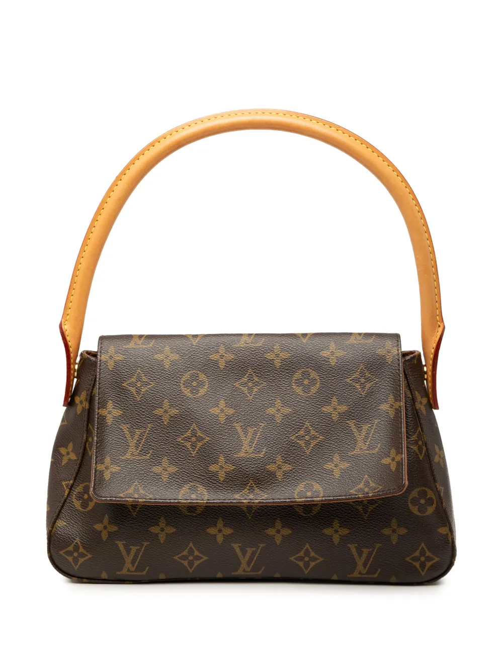 Louis Vuitton Pre-Owned 2002 Monogram Mini Looping shoulder bag - ブラウン Louis Vuitton Pre-Owned 2002 Monogram Mini Looping shoulder bag - ブラウン