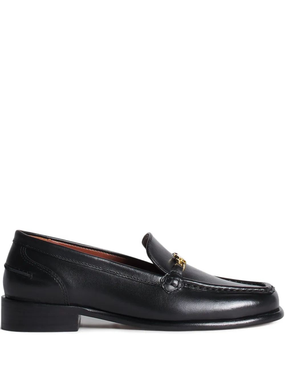 Maison Kitsuné Fox-detail loafers - ブラック