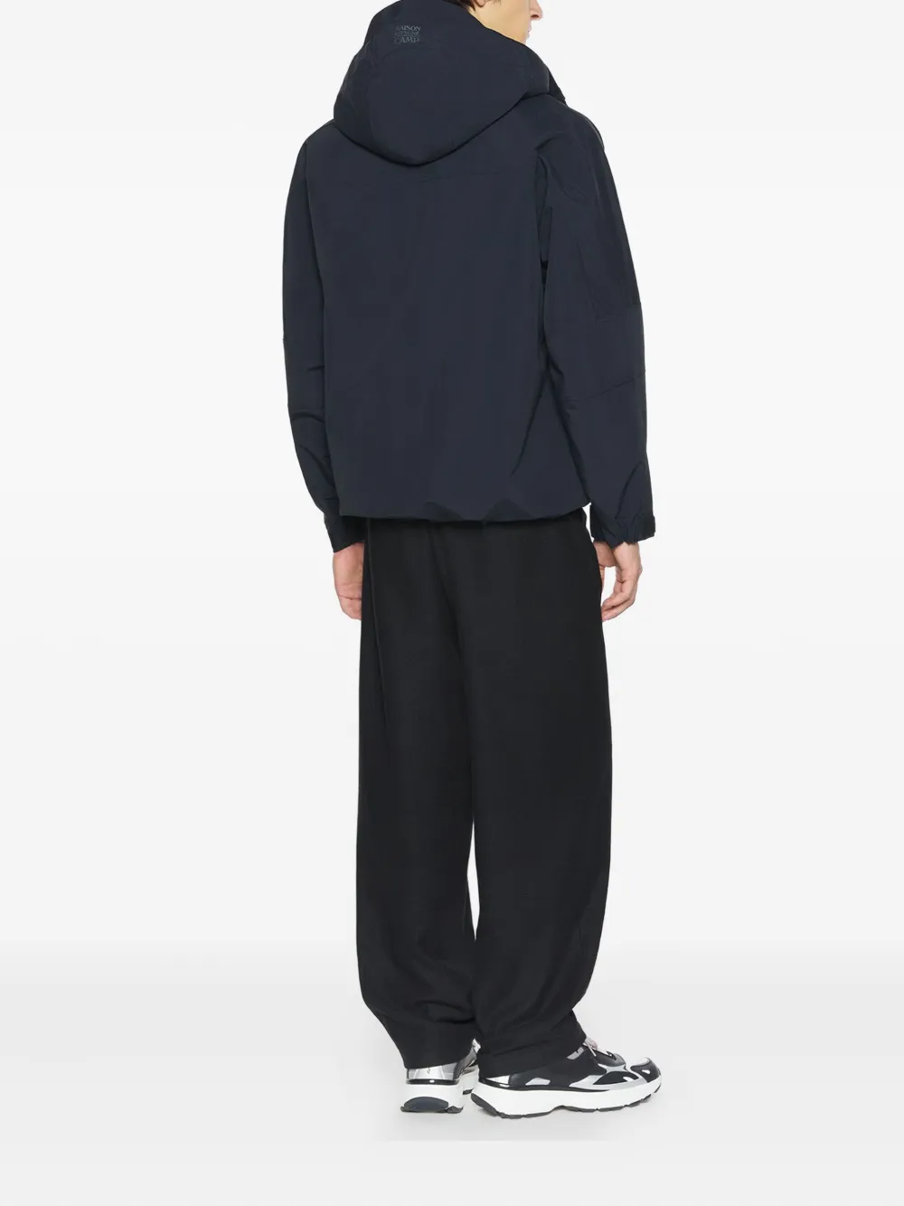 Maison Kitsuné Jack met capuchon Zwart