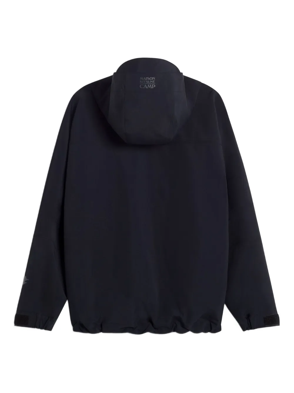 Maison Kitsuné Jack met capuchon Zwart