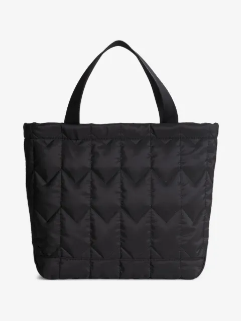 Maison Kitsuné large chevron quilted tote bag