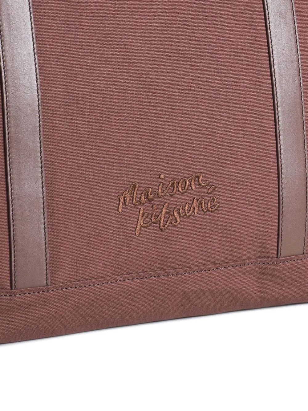 Maison Kitsuné Grote draagtas Bruin