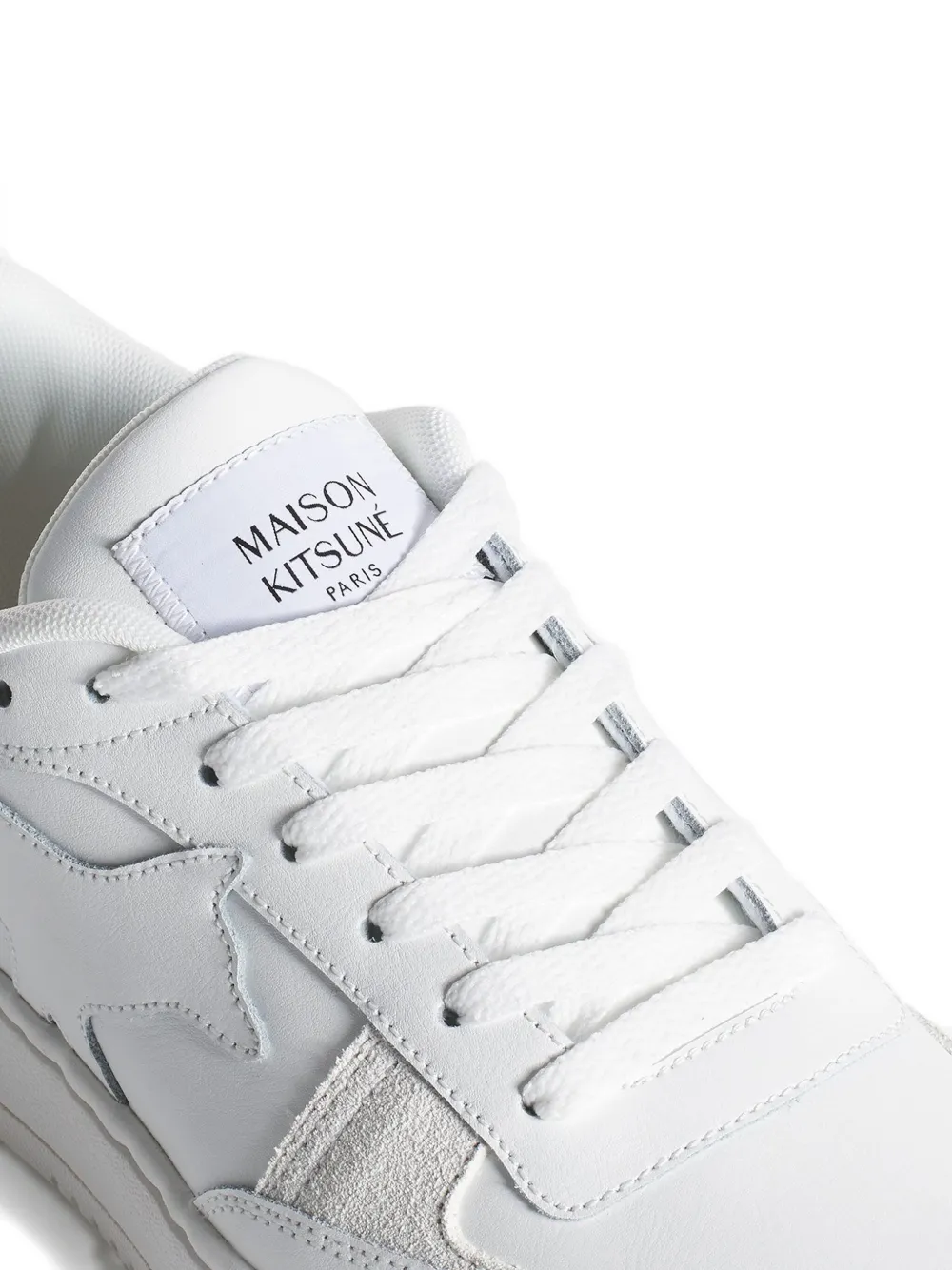 Maison Kitsuné Logo-detail Sneakers In White