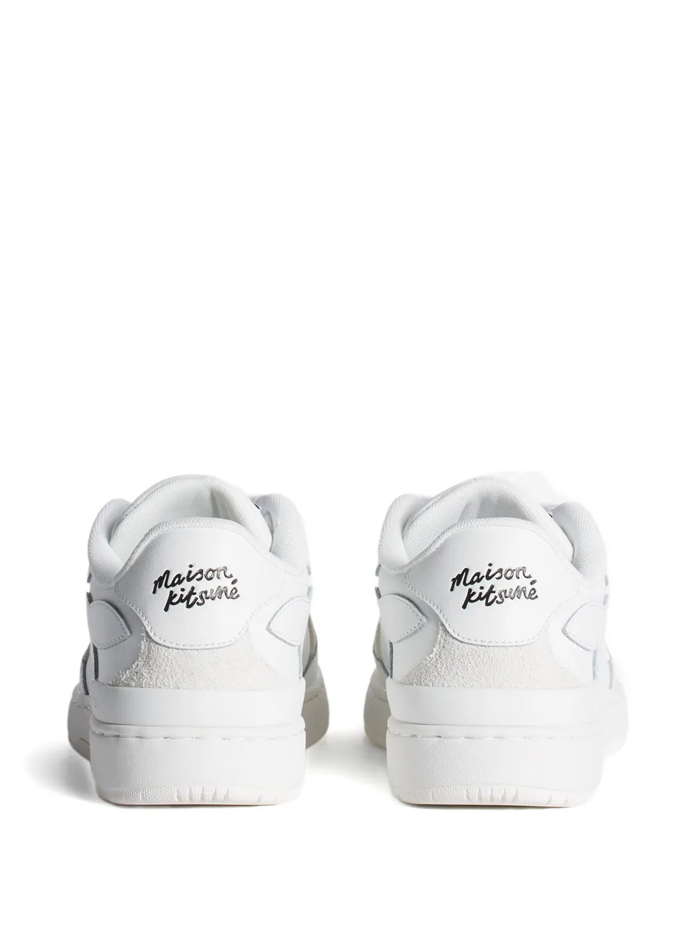 Maison Kitsuné Logo-detail Sneakers In White