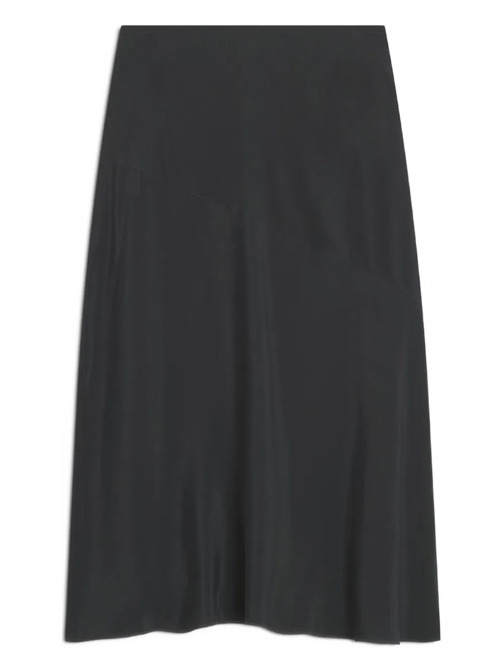 Maison Kitsuné slip midi skirt - ブラック Maison Kitsuné slip midi skirt - ブラック